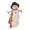 Raz Posable Christmas Snowman Decoration with Scarf - 21" - Multicolor